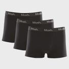 Cueca Mash Kit 3 Boxer All Black