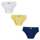 Cueca Nawes Slip Lisa em Algodão N04 C/3
