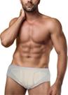 Cueca para hernia inguinal dupla - preta ou bege