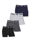 Cueca Polo Wear Boxer Poliéster Básica Tamanho:GCor:Marinho