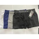 Cueca reebok boxer microfibra branco, marinho, preto e cinza lisa p