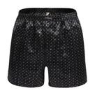 Cueca Samba Canção Cetim Estampada Elástico Conforto Pijama Roupa de Dormir Cueca Samba Canção Cetim Estampada Elástico Conforto Pijama Roupa de Dormir