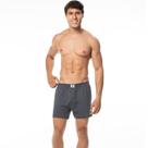 Cueca Samba Canção Cinza Chumbo KPR 1140 100% Algodão