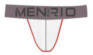 Cueca sexy undies 5cm branco e cinza