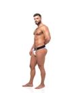 Cueca sexy undies 5cm branco e preto
