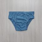 Cueca Slip Básica Algodão Lisa Tradicional Adulto Games - Azul Claro