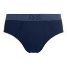 Cueca Slip Listrada sem Costura Navy Zee Rucci Cueca Slip Listrada sem Costura Navy Zee Rucci