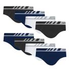 Cueca Slip Lupo Microfibra Sem Costura Kit Com 8 Cuecas Nfe
