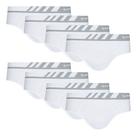Cueca Slip Lupo Microfibra Sem Costura Kit Com 8 Cuecas Nfe