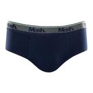 Cueca Slip Mash Masculina Cotton Algodão Elástico