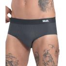 Cueca Slip Mash Microfibra Risca de Giz Adulto 45.01