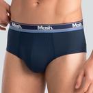 Cueca slip microfibra g azul marinho unica