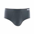 Cueca Slip Microfibra Risca de Giz Cinza Chumbo Mash
