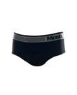Cueca Slip Microfibra Sem Costura Preto Mash