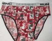 Cueca slip plus estampada