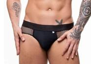 CUECA SUPLEX PRETO Arrastão ABERTA ATRAS CUECA SUPLEX PRETO Arrastão ABERTA ATRAS
