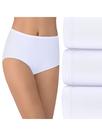 Cueca Vanity Fair Illumination para mulheres, pacote com 3 unidades, tamanho 8