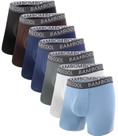 Cuecas boxer BAMBOO COOL, roupa íntima masculina ultra confortável e macia