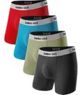 Cuecas boxer BAMBOO COOL, roupa íntima masculina ultrarrespirável