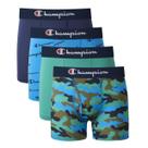 Cuecas boxer Champion Boys Everyday Active Stretch, pacote com 4 Cuecas boxer Champion Boys Everyday Active Stretch, pacote com 4