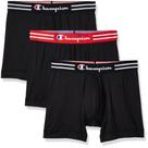 Cuecas boxer Champion Cotton Stretch Masculinas Pretas Tamanho P