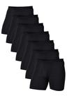 Cuecas boxer Comfneat, algodão superelástico, elastano, masculinas, pretas