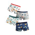 Cuecas Boxer De Algodão Para Meninos 4 Peças Com Estampa De Desenhos Animados Roupa Íntima Infantil Cuecas Boxer De Algodão Para Meninos 4 Peças Com Estampa De Desenhos Animados Roupa Íntima Infantil