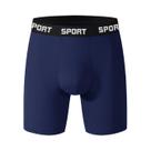 Cuecas Boxer Esportivas Masculinas De Cintura Média Com Alta Elasticidade, Confortáveis, Lisas, Cuecas Boxer Esportivas Masculinas De Cintura Média Com Alta Elasticidade, Confortáveis, Lisas,