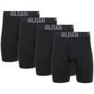 Cuecas boxer Gildan de algodão elástico para homens, pacote com 4
