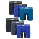 Cuecas boxer Hanes Big Moves anti-atrito para meninos, pacote com 6
