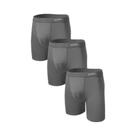 Cuecas Boxer Masculinas De 3 Peças Em Modal De Secagem Rápida Com Perna Longa Antidesgaste Para Cuecas Boxer Masculinas De 3 Peças Em Modal De Secagem Rápida Com Perna Longa Antidesgaste Para