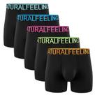 Cuecas boxer masculinas de algodão 5Mayi, pacote com 5, tamanho L