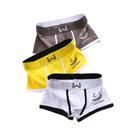 Cuecas Boxer Masculinas De Algodão Respiráveis Com Design U-Convexo E Estampa De Rosto Sorridente Cuecas Boxer Masculinas De Algodão Respiráveis Com Design U-Convexo E Estampa De Rosto Sorridente