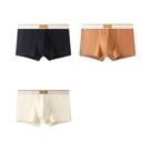 Cuecas Boxer Masculinas De Algodão Tamanho Grande 3 Peças Respiráveis Confortáveis L-4XL