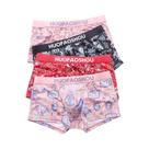 Cuecas Boxer Masculinas De Cintura Baixa Em Cetim Com Estampa Divertida, Macias E Confortáveis Para