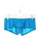 Cuecas Boxer Masculinas De Cintura Baixa Em Seda Gelada Com Bolsa Convexa Em U, Respiráveis E Lisas