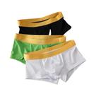 Cuecas Boxer Masculinas De Malha Respirável Com Bolsa Aberta Confortáveis 1 Peça/3 Peças
