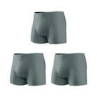 Cuecas Boxer Masculinas De Seda Gelada Com Estampa 3D, Pacote Com 3, Sem Costura, Finas E De Cuecas Boxer Masculinas De Seda Gelada Com Estampa 3D, Pacote Com 3, Sem Costura, Finas E De