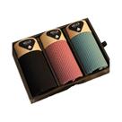 Cuecas Boxer Masculinas De Seda Gelada Com Malha, Kit 3 Peças, Sexy, Finas, Com Bolsa U Convexa,