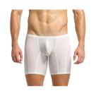 Cuecas Boxer Masculinas De Seda Gelada De Perna Longa, Elásticas, Esportivas, Justas E Sensuais
