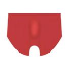Cuecas Boxer Masculinas De Seda Gelada Sem Costura, Finas Para O Verão, Com Recortes 3D E Design