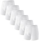 Cuecas boxer masculinas HAVVIS Performance Bamboo Viscose White M