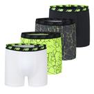 Cuecas boxer masculinas New Balance 3.5 Performance, pacote com 4