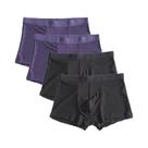 Cuecas Boxer Masculinas plus Size 8XL Em Fibra De Bambu Respirável, Pacote Com 4 Peças Cuecas Boxer Masculinas plus Size 8XL Em Fibra De Bambu Respirável, Pacote Com 4 Peças