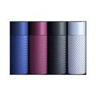 Cuecas Boxer Masculinas plus Size De Seda Gelada Com Malha, Pacote Com 4, Roupa Íntima Respirável