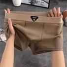 Cuecas Boxer Masculinas plus Size De Seda Gelada, Respiráveis, Ajuste Slim, Roupa Íntima Sexy Com