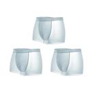 Cuecas Boxer Masculinas plus Size De Seda Gelada, Secagem Rápida, Roupa Íntima Esportiva, Conjunto