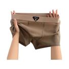 Cuecas Boxer Masculinas plus Size Em Seda Gelada Antibacterianas Respiráveis Elásticas L-6XL