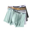 Cuecas Boxer Masculinas plus Size L-6XL De Seda Gelada Com Malha Respirável E Ajuste Slim De Bambu -