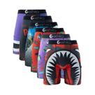 Cuecas Boxer Masculinas plus Size Respiráveis Com Estampa (6 Peças) - Calções De Banho Sexy Para
